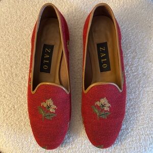 Zalo Fabric (needlepoint) Flats